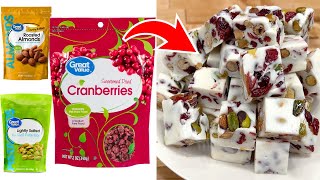 7 Easy No Bake Christmas Candy Recipes - Amazing Pistachio Nut and Nougat Candy!