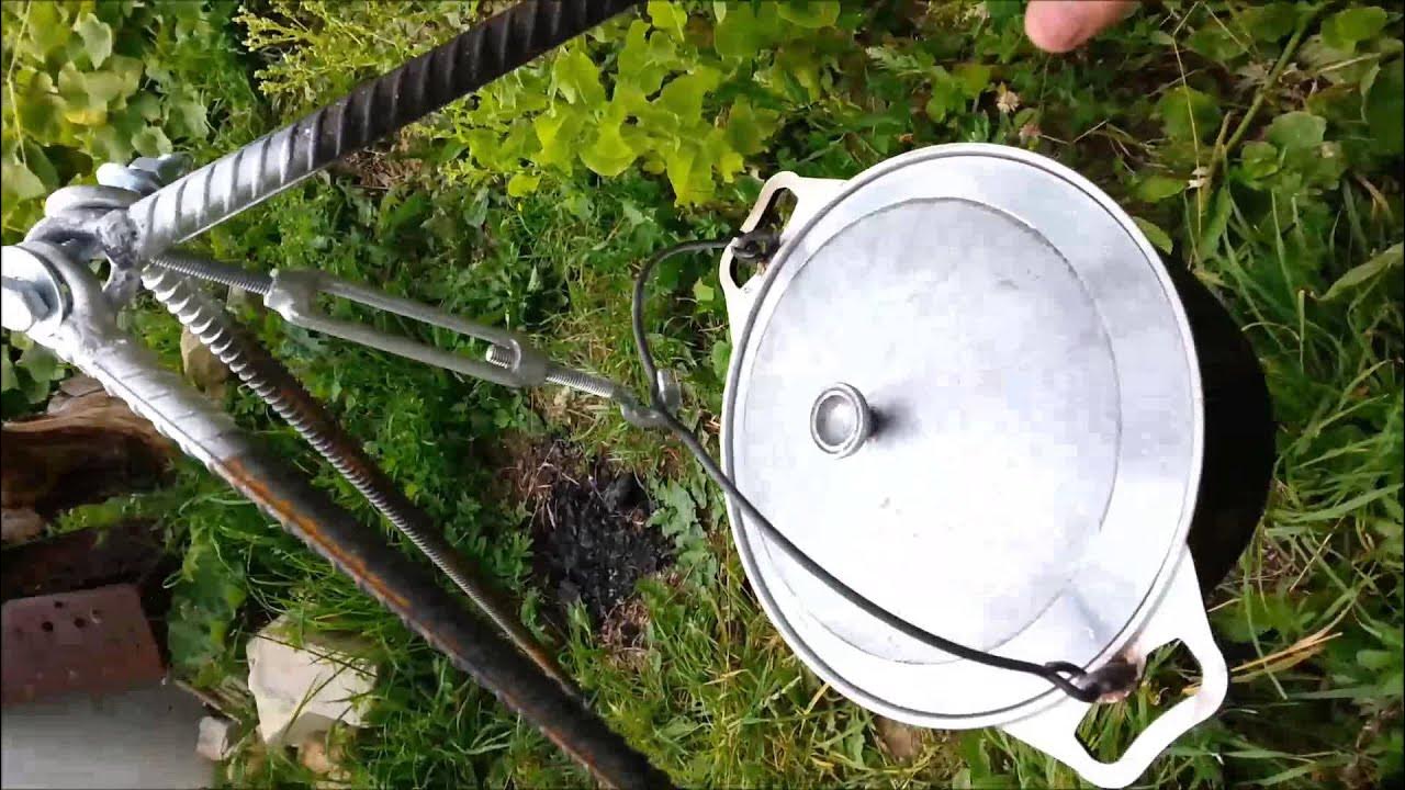 Тренога для котелка своими руками. Тренога для котелка своими руками