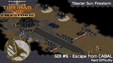 C&C Tiberian Sun Firestorm - GDI #6 Escape from CABAL on Hard Difficulty