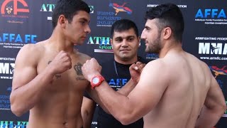 AFFA FC-1:Weight-in Saeid Salemi vs Barzani Ajamyan HD