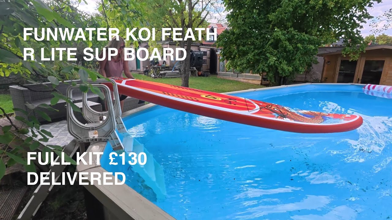 FUNWATER Koi Design Feath R Lite SUP Board - YouTube
