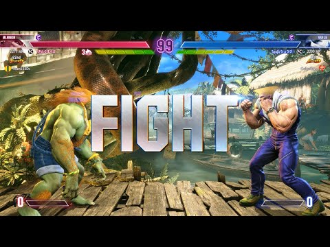 Street Fighter 6 🔥 SYUJI (#1 Ranked Guile) Vs KINGS VEGA (#2 Ranked Blanka)🔥SF6 High Level Matches!