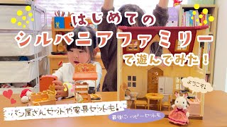 はじめてのシルバニアファミリーで遊んでみたよ♪