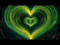 Yellow Green heart tunnel loop TV BACKGROUND 💚 💛 10 HOUR abstract wallpaper