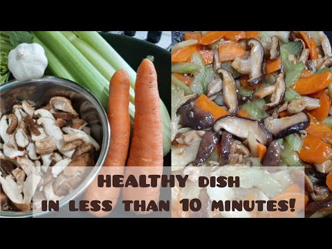 Shiitake Mushroom Vegetable Stir Fry Recipe