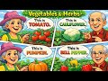 English for Beginners: Vegetables and Herbs 🍅🎃🥦🫑 | This is Practice | Learn English | Learn &amp; Talk