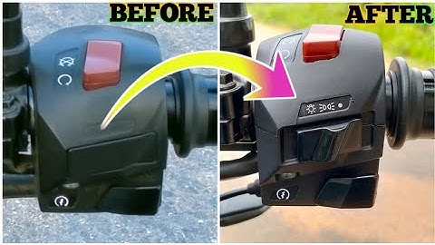 how to intstall pulsar bs3 switch in pulsar bs4 | bs6 | All lights ON-OFF switch installation