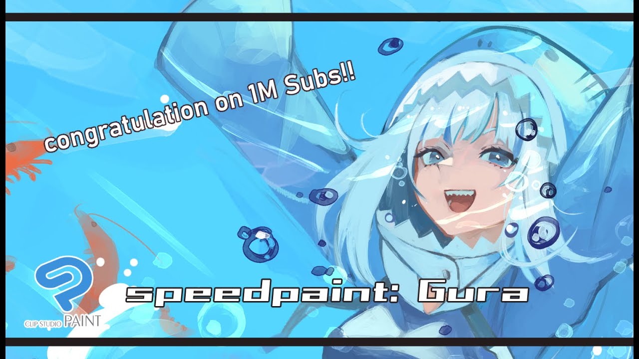 Clipstudio Speedpaint: Gawr Gura
