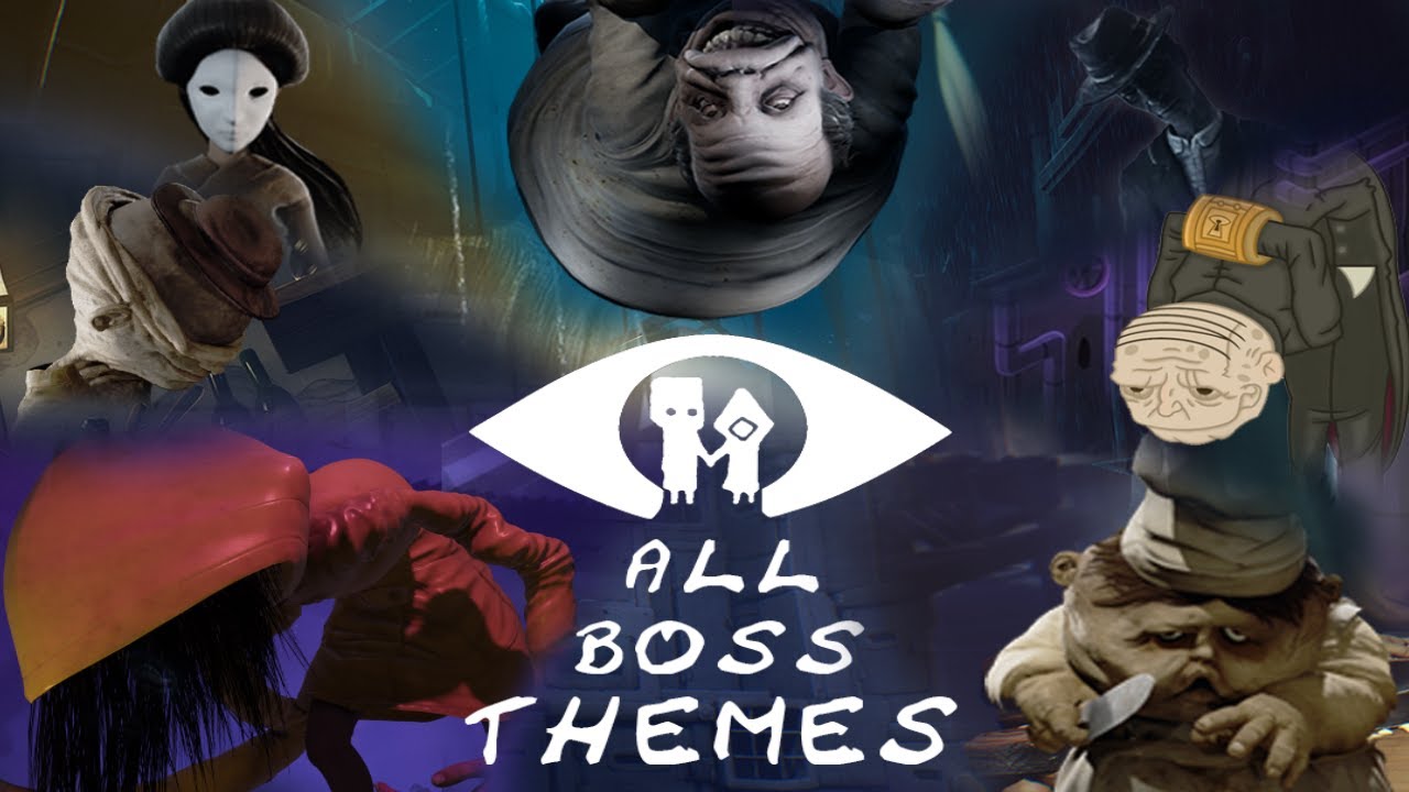 Little Nightmares 1 & 2 - All Сreepy Bosses & Monsters 