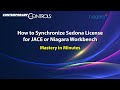 How to Synchronize Sedona License for JACE or Niagara Workbench