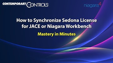 How to Synchronize Sedona License for JACE or Niagara Workbench