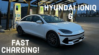 Hyundai IONIQ 6 EV 10%-80% 350kw Charging Test