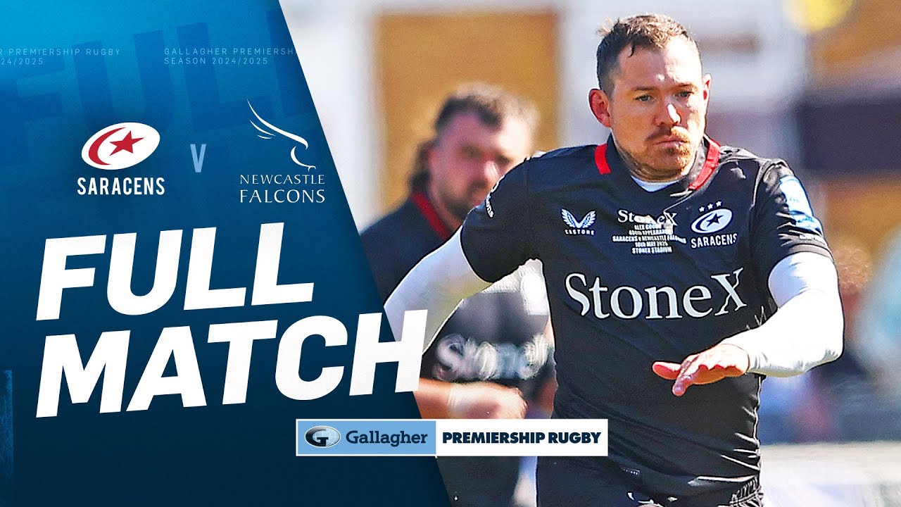 Saracens v Newcastle - FULL MATCH | Alex Goode's 400th Appearance! | Gallagher Premiership 24/25