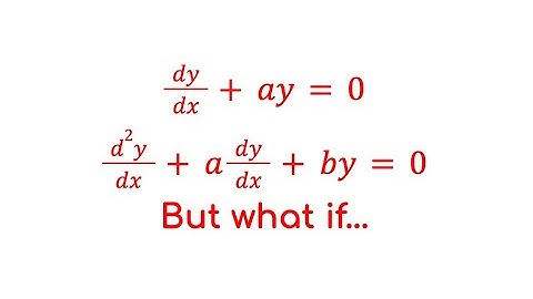 ODE Characteristic Equation Pt. 2 -  Repeated/Complex Roots #maths #calculus #math
