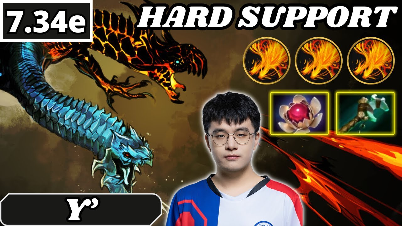 7.34e - Y' Jakiro Hard Support Gameplay - Dota 2 Full Match Gameplay