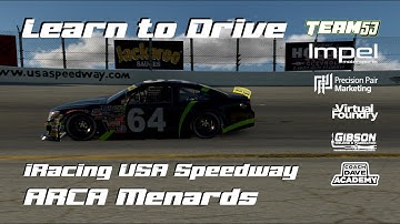 iRacing ARCA: Learn to Drive USA / Lakeland Speedway for 2025 Season 2 Week 3 Lap Guide & Tutorial