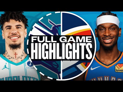 NBA: Oklahoma City Thunder vs Charlotte Hornets