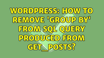 Wordpress: How to remove 