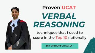 1. UCAT Verbal Reasoning Masterclass (2026) | Strategy from a Top 10 Scorer