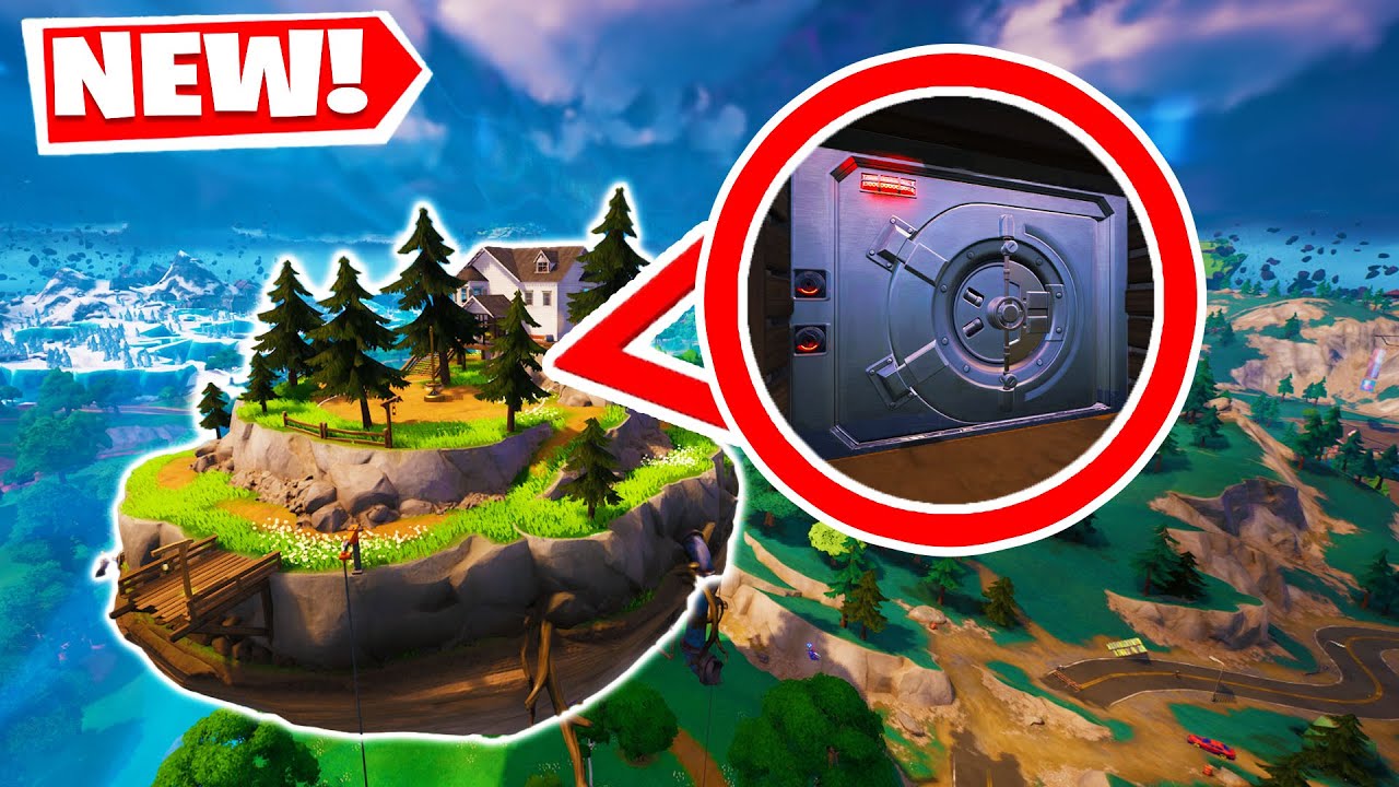 How To Open The Secret Vault on the floating island in Fortnite Chapter