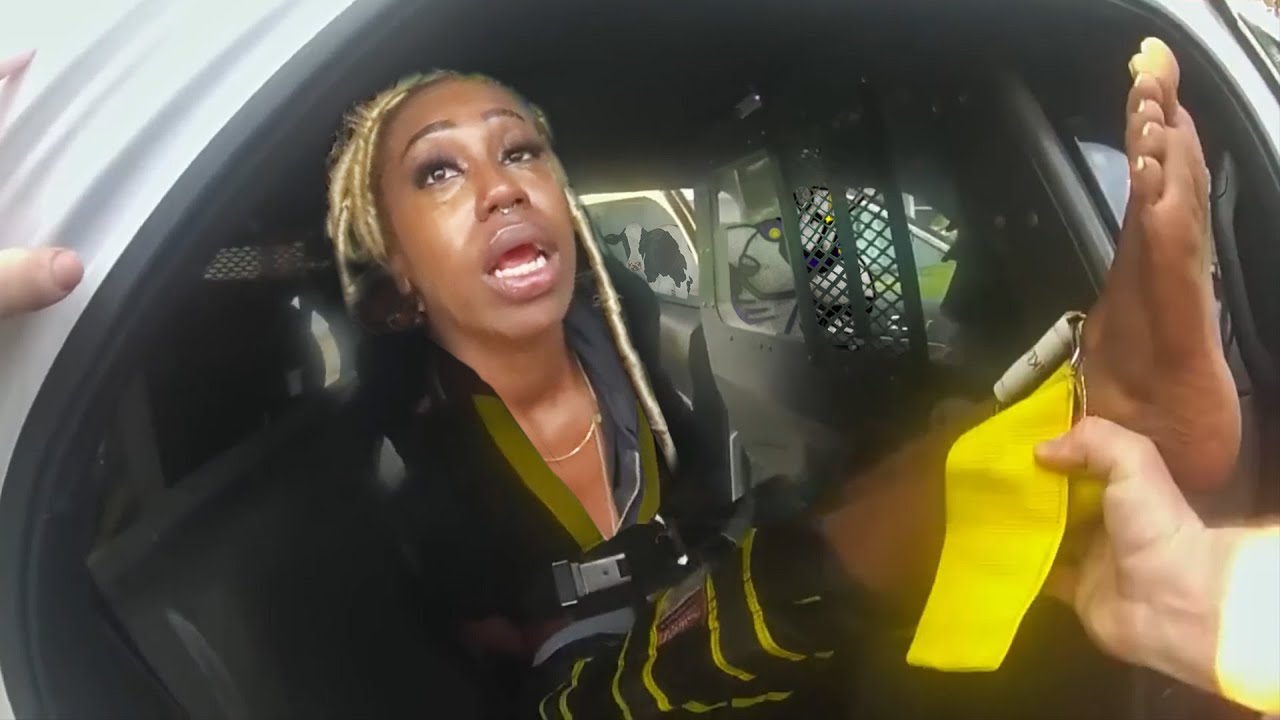 Drunk Woman's Wild Rage Ends in Shocking Cocoon Restraint Arrest!