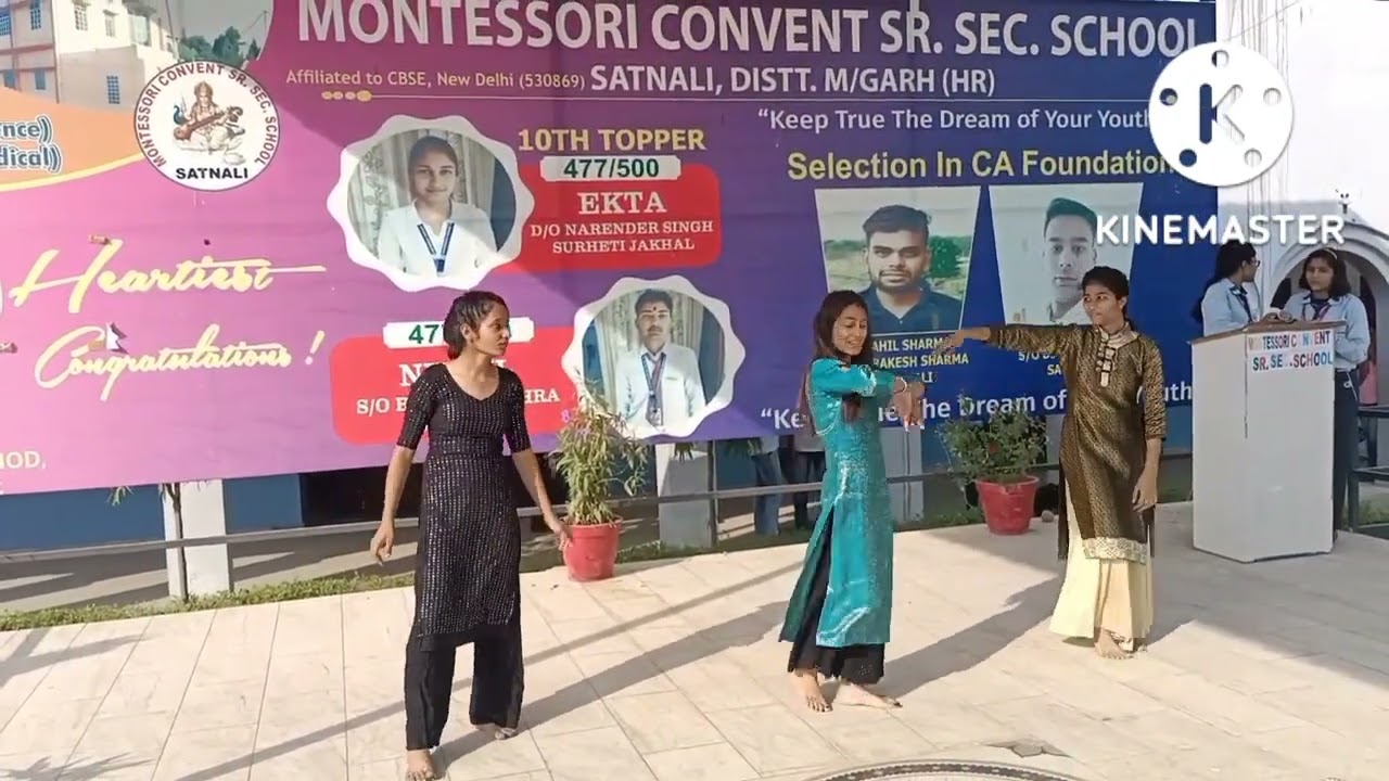 Great performance by #Montessori convent sr.sec. School #students
