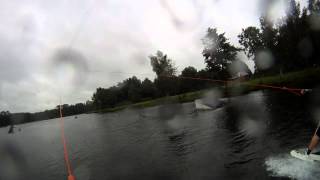rondje wakeboarden met mj @ burnside cablepark