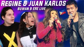 THESE TWO!😍 Waleska & Efra react to Regine Velasquez and Juan Karlos - Buwan & ERE