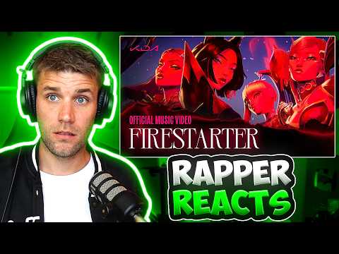 THEY'RE BACK?! K/DA FIRESTARTER ft. MIYEON and SOYEON of i-dle, Sophie Powers, Mimi Webb REACTION