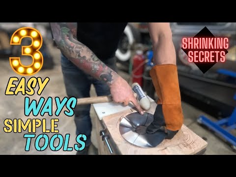 Simple Metal Shaping with a Shrinking Stump, Hammers and Dolly