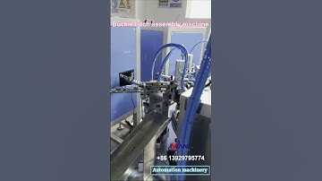 automatic buckle latch assembly machine #factory
