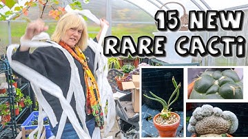 15 Nieuwe Zeldzame Cactussen || Uitpakken, Potten & Updates van Laatste Cactussen