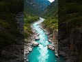 A stunning river flowing at dawn