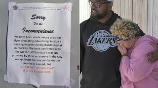 Dozens fall victim to Section 8 housing voucher giveaway scam at Rancho Cienega Park