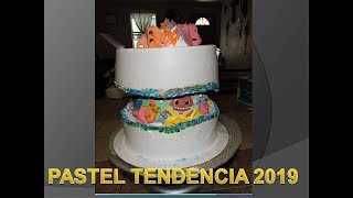 Pastel TENDENCIA 2019 ESTILO  baby shark!!