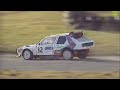 European Challenge Rallycross Final 1989 Lancia Delta S4 Jarmo Lahteenmaki John Welch Nutts Corner.