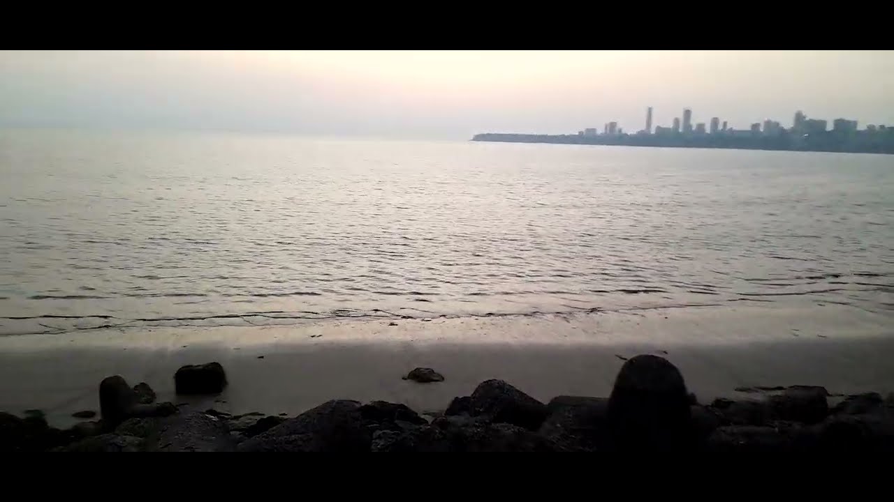 Marine Drive Beach at Evening, Mumbai YouTube