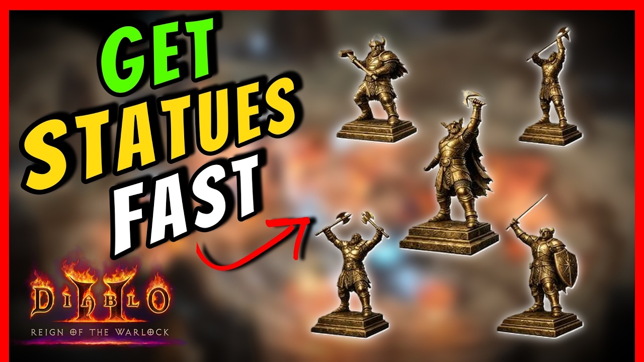 HUGE Tips to Farming Statues MUCH FASTER - Diablo 2 Resurrected