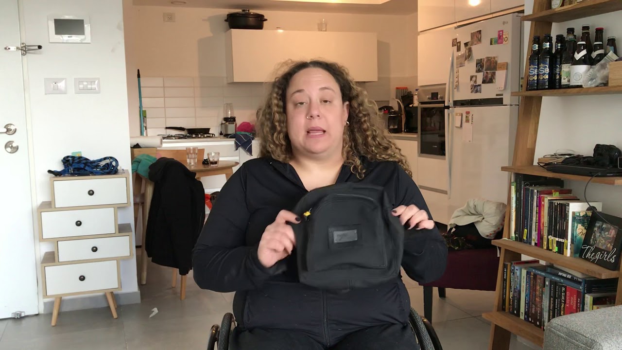 Wheelchair underneath safe bag. Part 1 YouTube