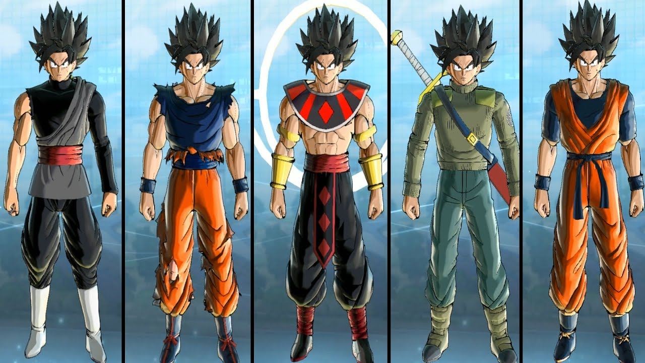 PACK DE TRAJES PARA TU PERSONAJE / DRAGON XENOVERSE 2 -