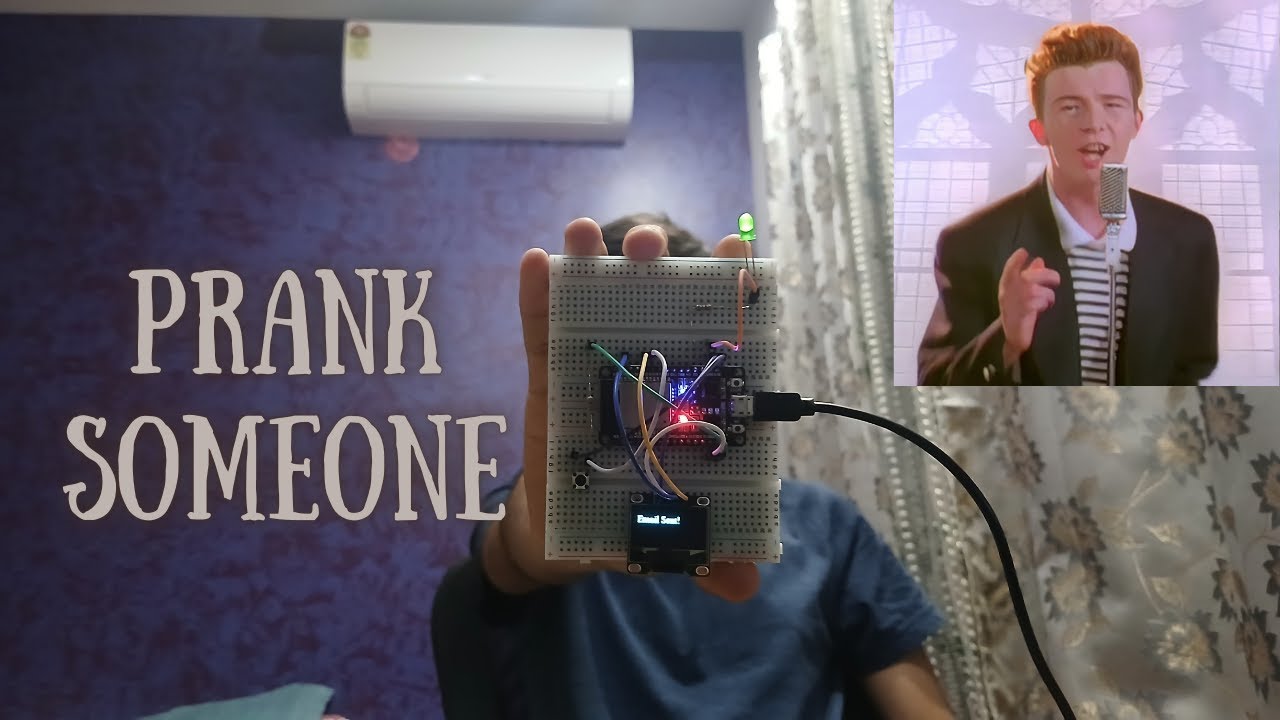SEND *RICKROLL* Emails with ESP32 - YouTube