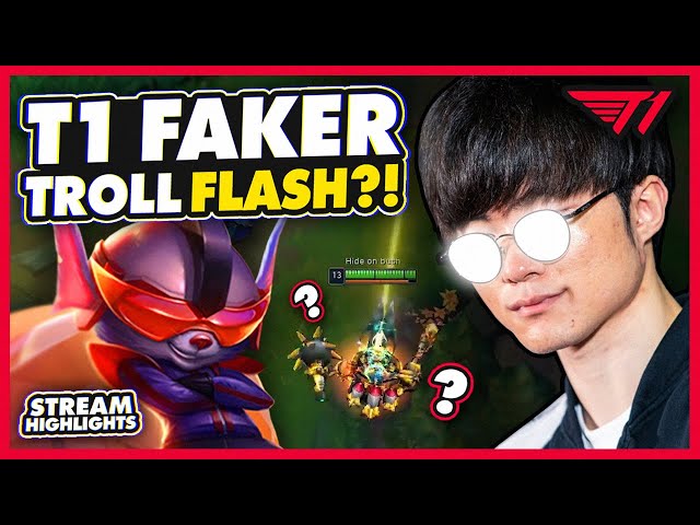 Faker Troll 😆#shorts #FAKER #outplayed #highlight #leagueoflegends