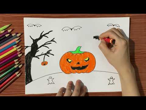 Video Vẽ Tranh Halloween - youtube