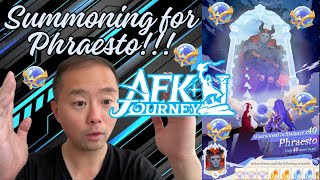 Insane Phraesto Summons & Showcase!!! [AFK Journey]