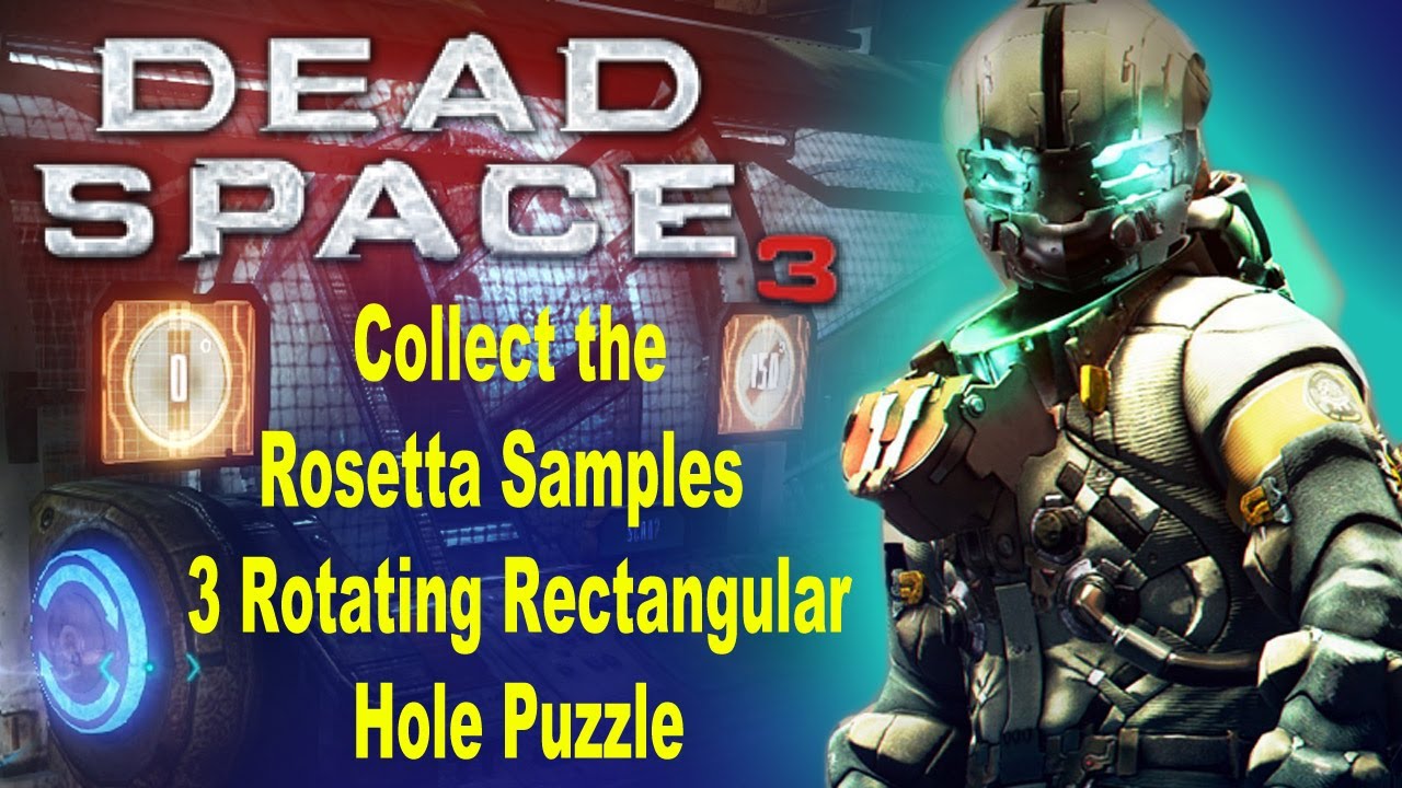 デッドスペースに如何ですか？ Dead Space 3 - Collect Rosetta Sample - 3 Rotating Rectangular