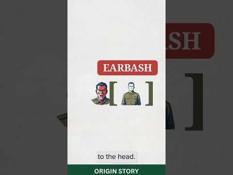 Earbash Aussie Slang Origin Story