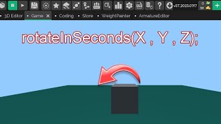rotateInSeconds (X , Y , Z); In It's Magic Engine | #2 |Methods of It's Magic Game Engine Part 2 Update
