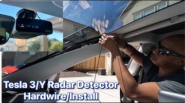 Tesla Model 3 and Model Y | Radar Detector DIY Hardwire and Install