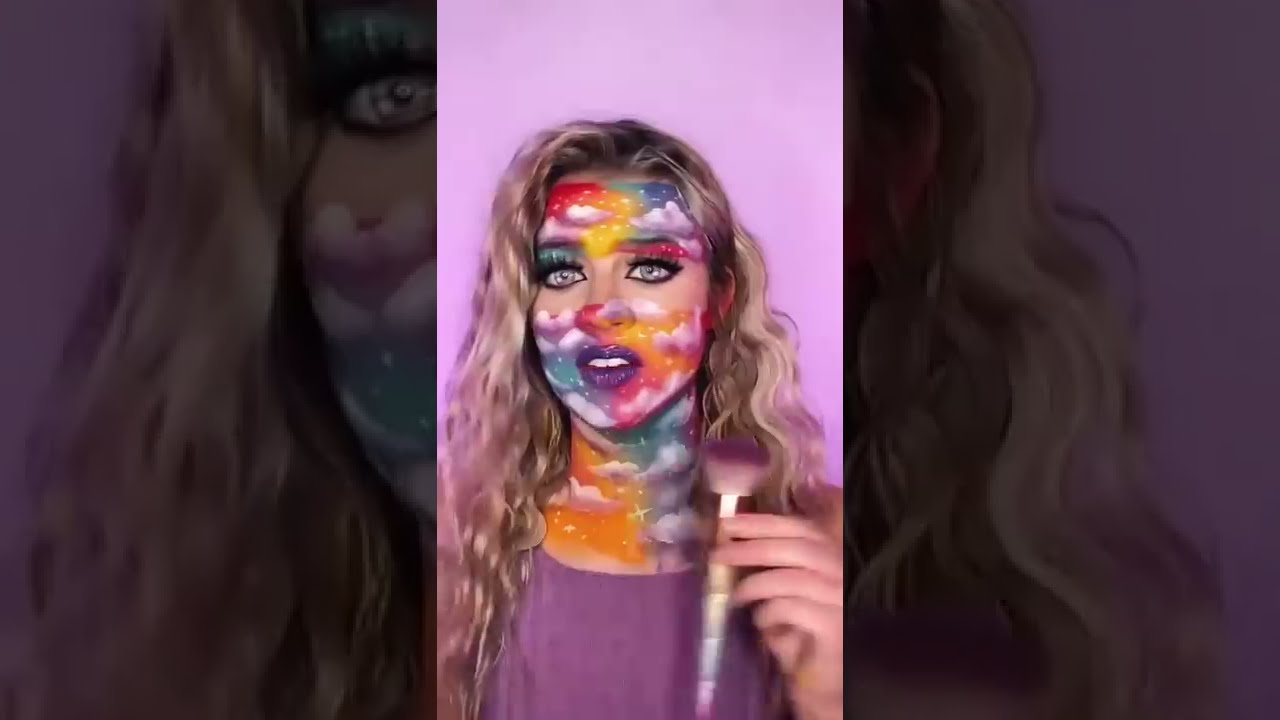 best emoji makeup done by #Sydney morgan #shorts #plz like and 