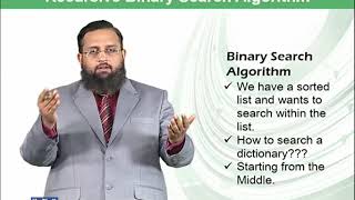 Recursive structure: the binary search algorithm | Introduction to Computing | CS101_Topic104